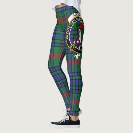 Scotstee Clan Aiton Crest Tartan Vrouwen Leggings