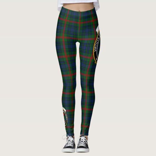 Scotstee Clan Aiton Hunting Crest Tartan Vrouwen Leggings (Voorkant)