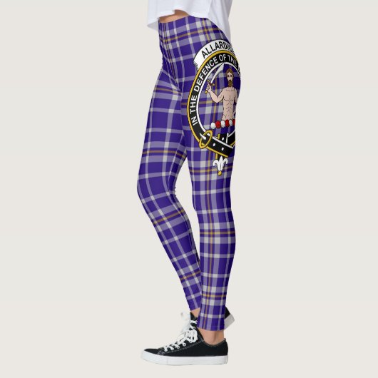 Scotstee Clan Allardice Crest Tartan Vrouwen Legge Leggings (Links)