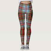 Scotstee Clan Anderson Ancient Crest Tartan Vrouwe Leggings (Voorkant)
