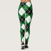 Scotstee Clan Argyle Diagonal Diamond Tartan Vrouw Leggings (Achterkant)