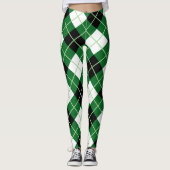 Scotstee Clan Argyle Diagonal Diamond Tartan Vrouw Leggings (Voorkant)