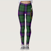Scotstee Clan Armstrong Crest Tartan Vrouwen Legge Leggings (Voorkant)