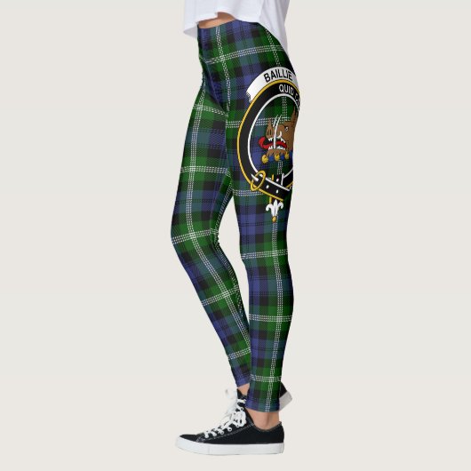 Scotstee Clan Baillie Crest Tartan Vrouwen Legging (Links)