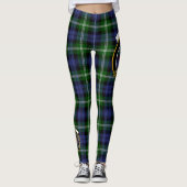 Scotstee Clan Baillie Crest Tartan Vrouwen Legging (Voorkant)