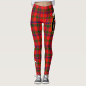 Scotstee Clan Bain Crest Tartan Women Leggings (Voorkant)