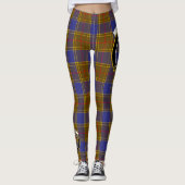 Scotstee Clan Balfour Modern Crest Tartan Vrouwen Leggings (Voorkant)