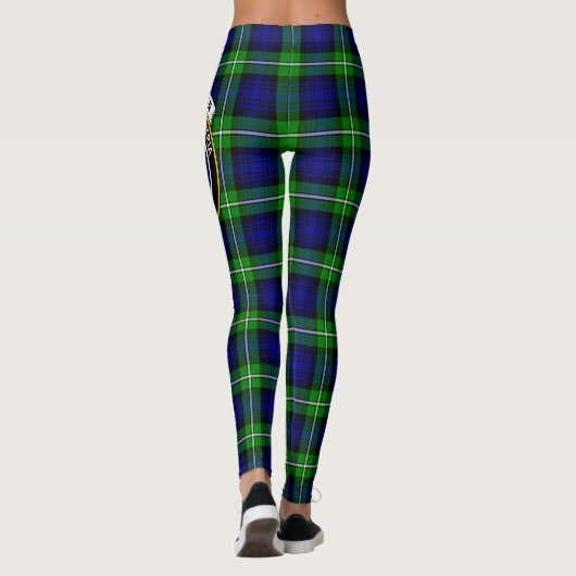 Scotstee Clan Bannerman Crest Tartan Vrouwen Legge Leggings (Achterkant)