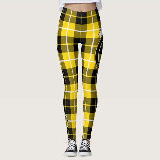 Scotstee Clan Barclay Crest Tartan Vrouwen Legging (Voorkant)