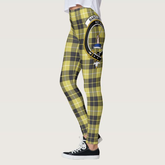 Scotstee Clan Barclay Dress Modern Crest Tartan Leggings (Links)
