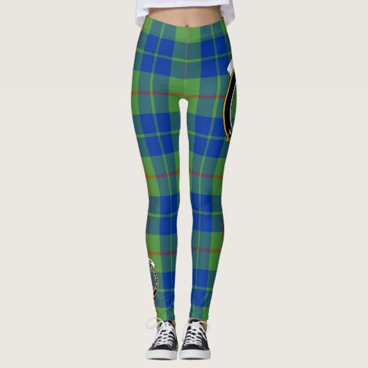 Scotstee Clan Barclay Hunting Ancient Crest Tartan Leggings (Voorkant)