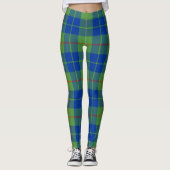 Scotstee Clan Barclay Hunting Ancient Tartan Women Leggings (Voorkant)