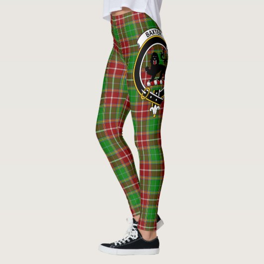 Scotstee Clan Baxter Modern Crest Tartan Vrouwen Leggings (Links)