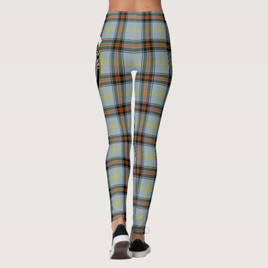Scotstee Clan Bell Crest Tartan Vrouwen Leggings (Achterkant)
