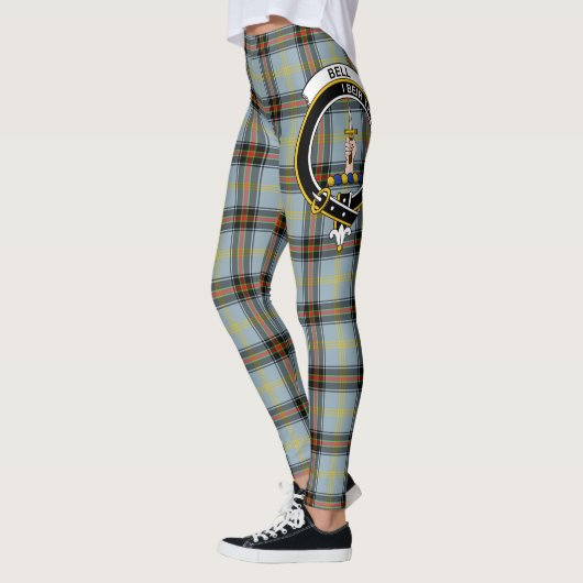 Scotstee Clan Bell Crest Tartan Vrouwen Leggings (Links)