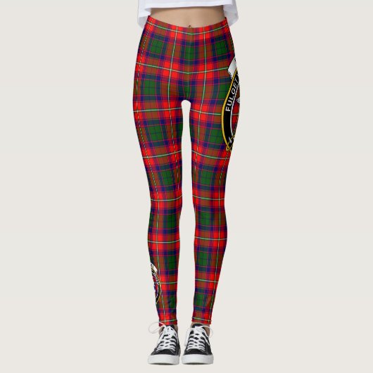 Scotstee Clan Belshes Crest Tartan Vrouwen Legging (Voorkant)