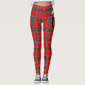 Scotstee Clan Binning Crest Tartan Dames Leggings (Voorkant)
