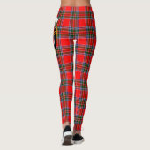 Scotstee Clan Binning Crest Tartan Vrouwen Legging (Achterkant)
