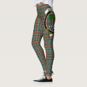 Scotstee Clan Bisset Pattern Crest Tartan Vrouwen Leggings (Links)