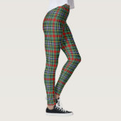 Scotstee Clan Bisset Pattern Tartan Vrouwen Leggin Leggings (Rechts)
