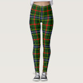 Scotstee Clan Bisset Tartan Dames Leggings (Voorkant)
