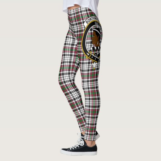 Scotstee Clan Borthwick Crest Tartan Women Legging (Links)