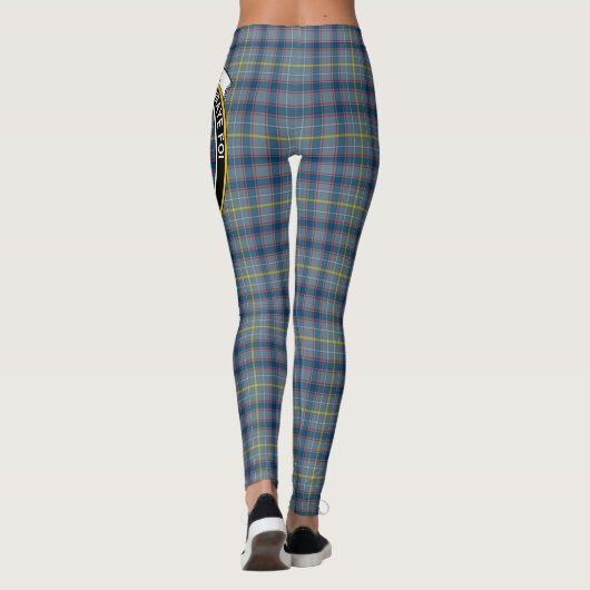 Scotstee Clan Boswell Crest Tartan Vrouwen Legging (Achterkant)