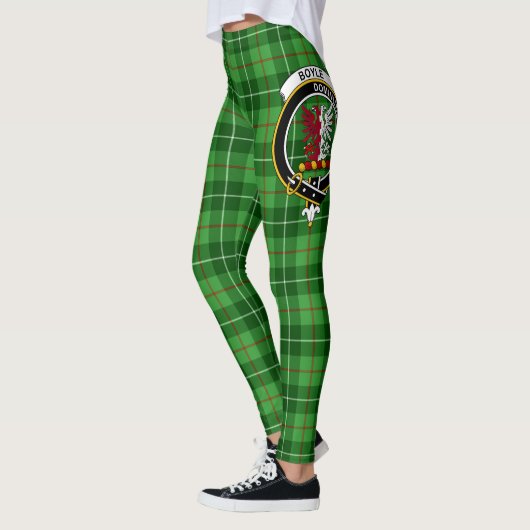 Scotstee Clan Boyle Crest Tartan Vrouwen Leggings (Links)