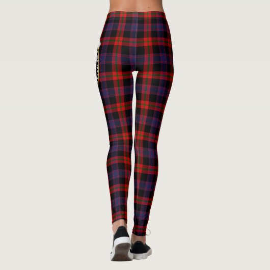 Scotstee Clan Broun Crest Tartan Vrouwen Leggings (Achterkant)