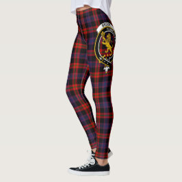Scotstee Clan Broun Crest Tartan Vrouwen Leggings