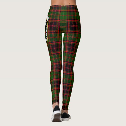 Scotstee Clan Buchan Crest Tartan Vrouwen Leggings (Achterkant)