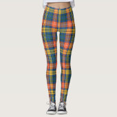 Scotstee Clan Buchanan Ancient Tartan Women Leggin Leggings (Voorkant)