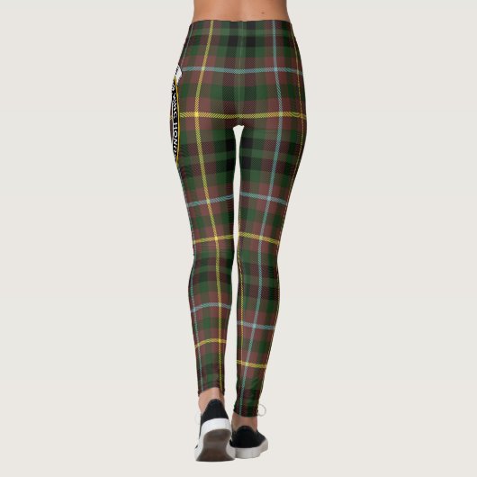 Scotstee Clan Buchanan Hunting Crest Tartan Vrouwe Leggings (Achterkant)