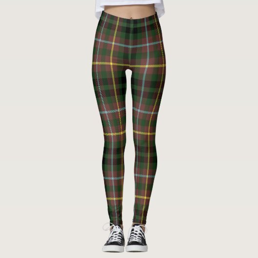 Scotstee Clan Buchanan Hunting Tartan Women Leggings (Voorkant)