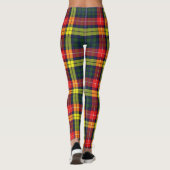 Scotstee Clan Buchanan Modern Tartan Vrouwen Legge Leggings (Achterkant)