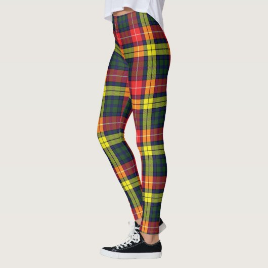 Scotstee Clan Buchanan Modern Tartan Vrouwen Legge Leggings (Links)