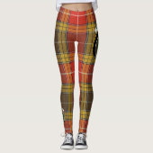 Scotstee Clan Buchanan Old Set Weathered Crest Tar Leggings (Voorkant)