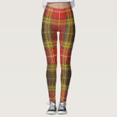 Scotstee Clan Buchanan Old Set Weathered Tartan Wo Leggings (Voorkant)