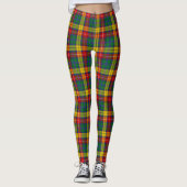 Scotstee Clan Buchanan Tartan Vrouwen Leggings (Voorkant)