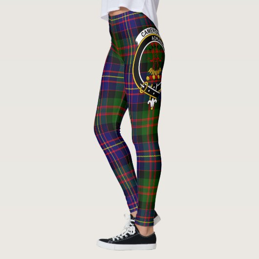 Scotstee Clan Cameron van Erracht Modern Crest Leggings (Links)