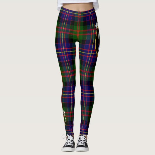 Scotstee Clan Cameron van Erracht Modern Crest Leggings (Voorkant)