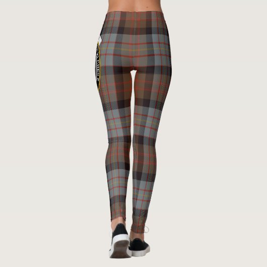 Scotstee Clan Cameron van Erracht Weathered Crest Leggings (Achterkant)