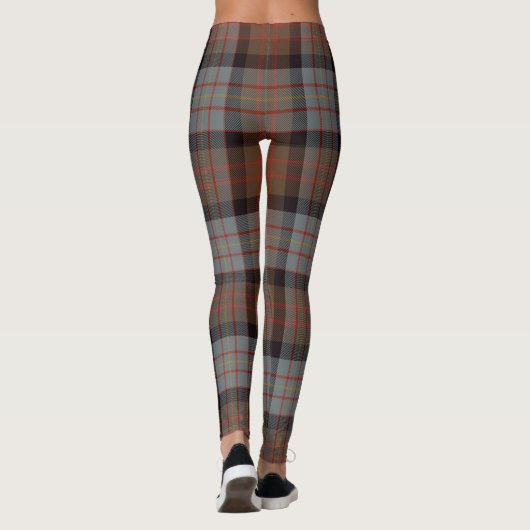 Scotstee Clan Cameron van Erracht Weathered Tartan Leggings (Achterkant)