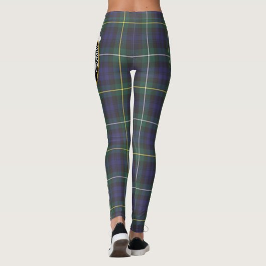Scotstee Clan Campbell Argyll Modern Crest Tartan Leggings (Achterkant)