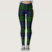 Scotstee Clan Campbell Crest Tartan Women Leggings (Voorkant)