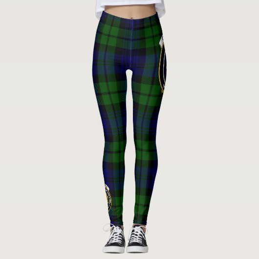 Scotstee Clan Campbell Crest Tartan Women Leggings (Voorkant)