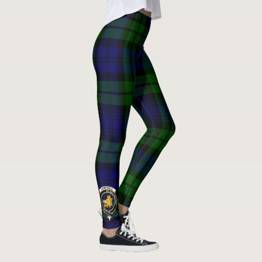 Scotstee Clan Campbell Crest Tartan Women Leggings (Rechts)