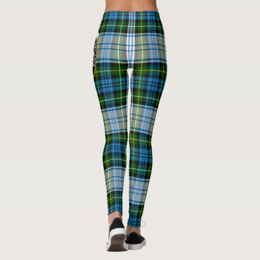 Scotstee Clan Campbell Dress Crest Tartan Vrouwen Leggings (Achterkant)