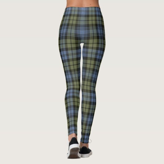 Scotstee Clan Campbell Faded Tartan Vrouwelijke Le Leggings (Achterkant)