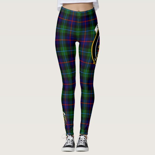 Scotstee Clan Campbell van Cawdor Modern Crest Leggings (Voorkant)